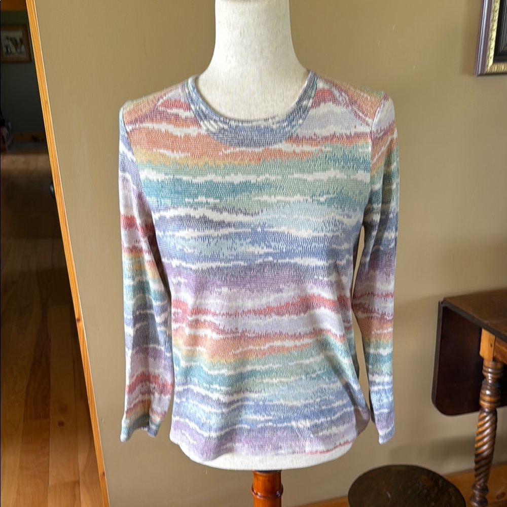 Marc Jacobs Multicolor Striped Long Sleeve Tee
